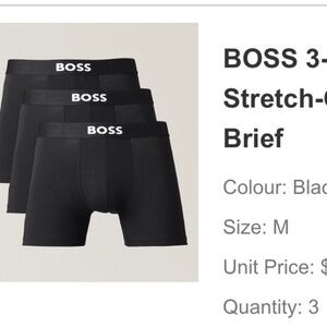 Boss one boxer brief cotton stretch